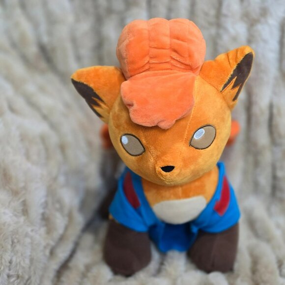 Vulpix Build-A-Bear Workshop Stuffed Animal Pokemon Nintendo plush plushie shirt - Picture 1 of 12